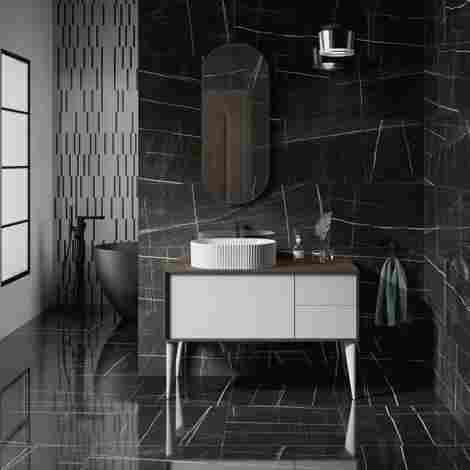 Kerama Marazzi Atollo 110 Тумба под раковину, белая матовая фото 4