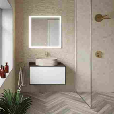 Kerama Marazzi Atollo 80 Тумба под раковину, белая матовая фото 3