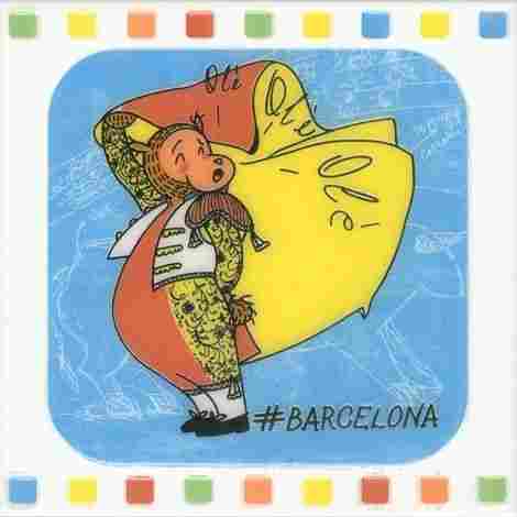 Декор Большое путешествие Barcelona 20x20
