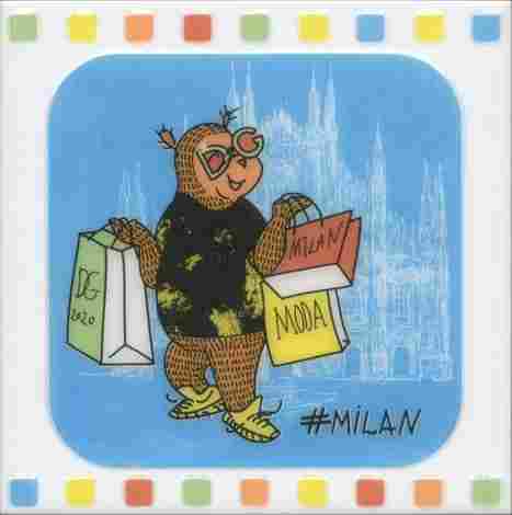 Декор Большое путешествие Milan 20x20