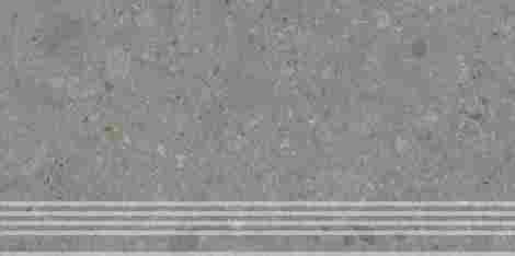 Ступень Чеппо ди Гре серый темный матовый обрезной 30x60 фото 3