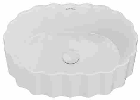 Kerama Marazzi Conchiglia 50 Раковина накладная, белая глянцевая фото 3