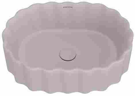 Kerama Marazzi Conchiglia 50 Раковина накладная, мальва матовая фото 3