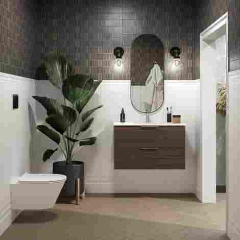 Kerama Marazzi Cono 42 Зеркало овальное, черное матовое фото 8