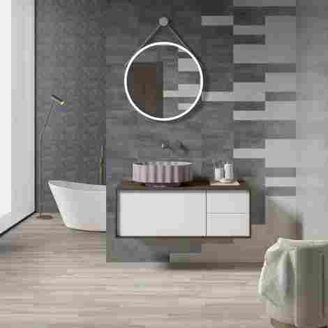 Kerama Marazzi Cono 70 Зеркало круглое с подсветкой, черное матовое фото 4