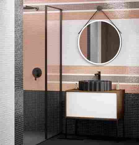 Kerama Marazzi Cono 70 Зеркало круглое с подсветкой, черное матовое фото 5
