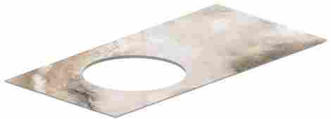 Kerama Marazzi Cono 97 Столешница из керамогранита Ониче, бежевая, без отверстия под смеситель фото 3