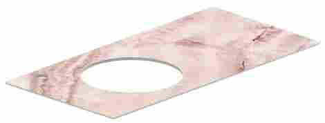 Kerama Marazzi Cono 97 Столешница из керамогранита Ониче, розовая, с отверстием под смеситель фото 3