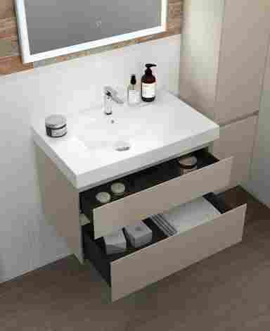 Kerama Marazzi Cubo 80 Раковина подвесная/встраиваемая с отверстием под смеситель фото 4