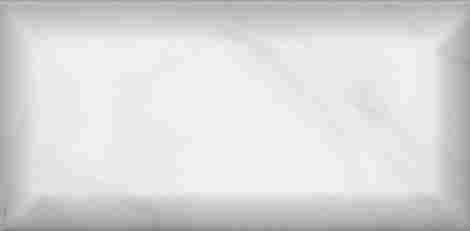 Плитка Фрагонар белый грань 7,4x15