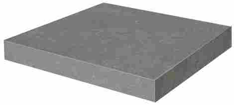 Ступень Касабланка клееная угловая серый темный матовый обрезной 33x33
