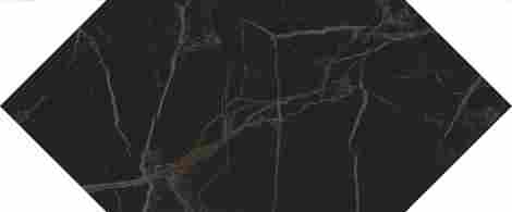 Плитка Келуш черный глянцевый 14x34 фото 5