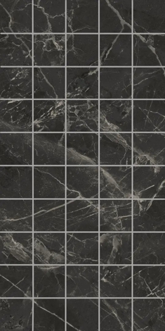 Декор Коррер чипсет черный глянцевый 30x60 фото 4