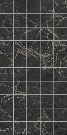 Декор Коррер чипсет черный глянцевый 30x60 фото 5