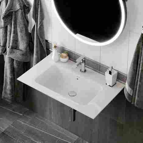 Kerama Marazzi Piano 75 Раковина подвесная/встраиваемая с отверстием под смеситель фото 3