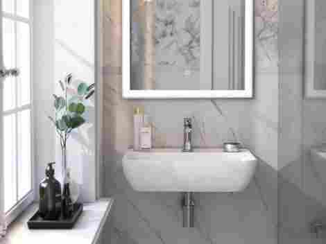 Kerama Marazzi Plaza 55 Раковина подвесная с отверстием под смеситель фото 3