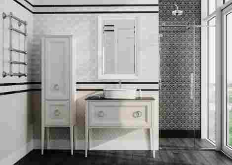 Kerama Marazzi Plaza Classic 65 Зеркало с подсветкой, белое глянцевое фото 4