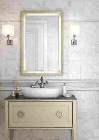 Kerama Marazzi Plaza Classic 65 Зеркало с подсветкой, капучино матовое фото 3