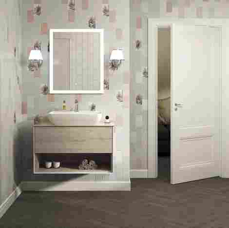 Kerama Marazzi Plaza Modern 80 Тумба под раковину подвесная, с ящиком и полкой, дуб орегон фото 3