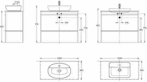 Kerama Marazzi Plaza Next 100 Металлическая структура напольная, черная матовая фото 2