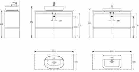 Kerama Marazzi Plaza Next 120 Металлическая структура напольная, черная матовая фото 2