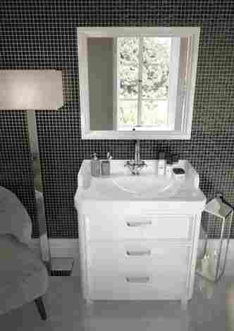 Kerama Marazzi Pompei 80 Зеркало с подсветкой, белый фото 4
