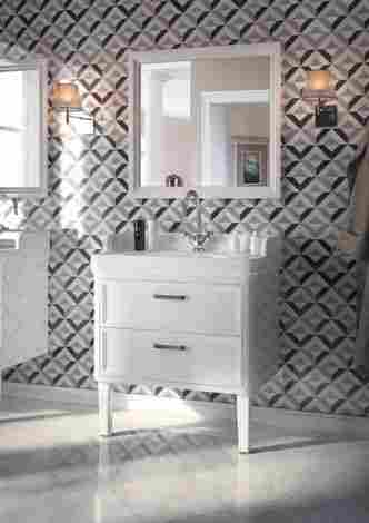 Kerama Marazzi Pompei 80 Зеркало с подсветкой, белый фото 6