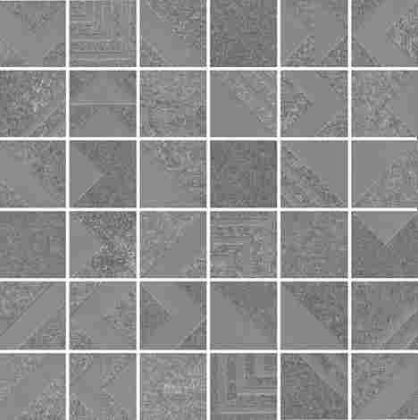 Декор Про Нордик мозаичный серый 30x30