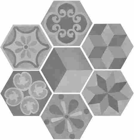 Керамогранит Пуату Микс 20x23,1