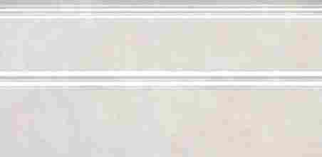Плинтус Сад Моне белый обрезной 15x30