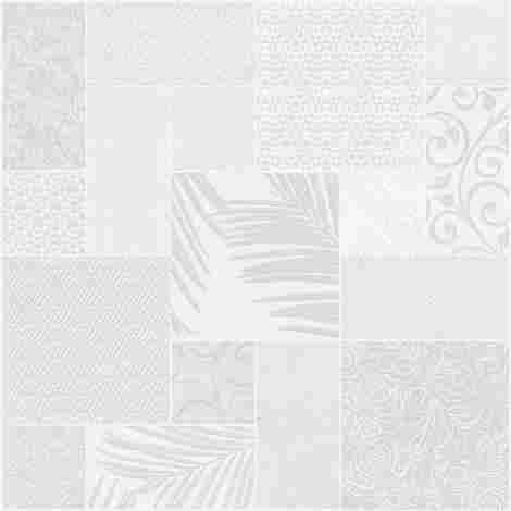 Панно Тассо белый матовый обрезной 60x60 фото 2