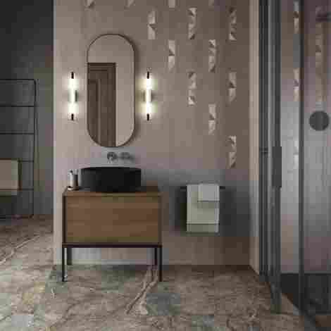 Kerama Marazzi Vento 50 Раковина накладная, черная матовая фото 4