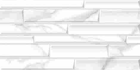 Плитка Calacatta Bianco Bricks rel 31,5x63 фото 2