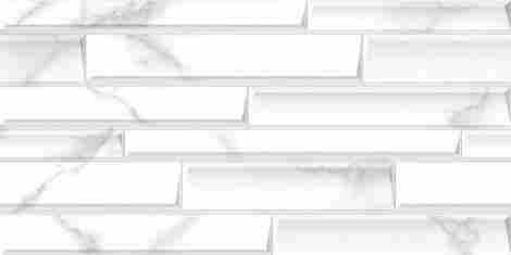Плитка Calacatta Bianco Bricks rel 31,5x63 фото 4