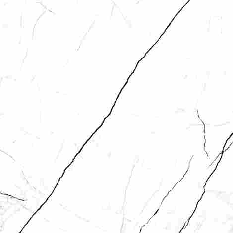 Керамогранит Nero Marquina White Polish 60x60
