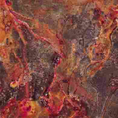 Декор Pietra Lavica Lava C (Rosso) S/3 49x49 фото 2