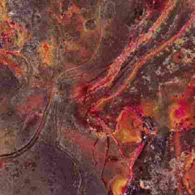 Декор Pietra Lavica Lava C (Rosso) S/3 49x49 фото 3
