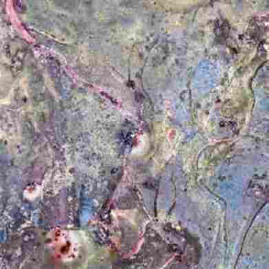 Декор Pietra Lavica Lava D (Azzurro) S/3 49x49 фото 2