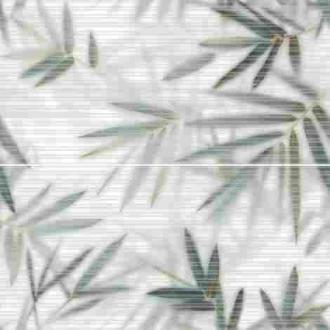 Панно Bamboo (из 2-х плиток) глянцевый обрезной 80x80