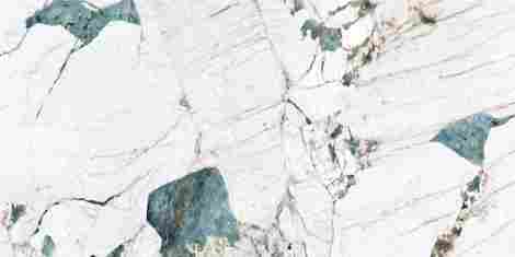 Керамогранит Crackstone Aqua бирюзовый лаппатированный шайн 60x120 фото 3
