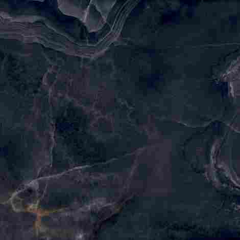 Керамогранит Interstellar Black чёрный полированный 80x80 фото 2