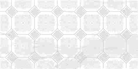 Декор Olimpus Grand белый 25x50