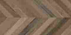 Керамогранит Wood Latina Brown Chevron M коричневый матовый карвинг 60x120 фото 4