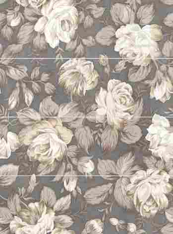 Панно Fiori Grigio Цветы (из 4-х плиток) 60x80