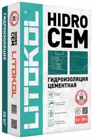 HIDROCEM Цементная гидроизоляция (20 кг)