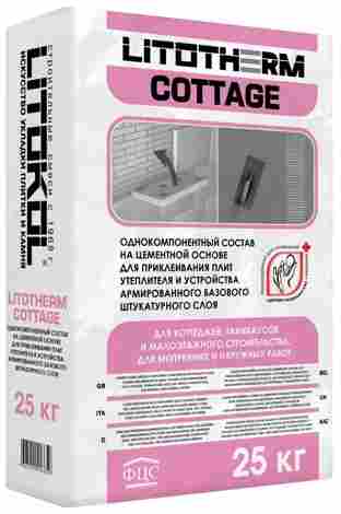 LITOTHERM COTTAGE Однокомпонентный состав (25 кг)