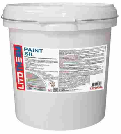 LITOTHERM Paint Sil Фасадная краска на силиконовой основе, колерованная (20 кг)