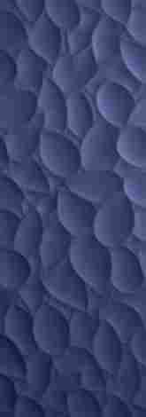 Декор Genesis Leaf Deep Blue matt rett 35x100
