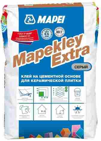 Клей Mapekley Extra на цементной основе для керамической плитки (25 кг)