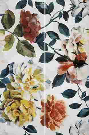Панно Alchimia Decoro Gipsy White (из 2-х плиток) 120x180